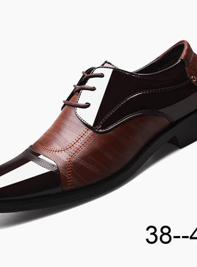 2025 men shoes 大码男士休闲鞋子男尖头  秋季韩版38-48大码