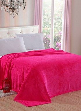 法兰绒毛毯 Winter Bedspread Warm Flannel blanket bedcover
