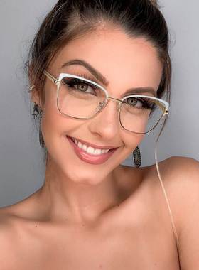 防蓝光镜可配近视镜 glasses frame for women sunglasses ladies