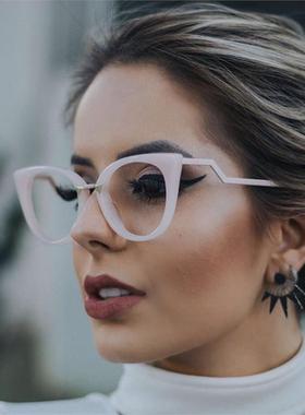 2024防蓝光镜真膜炫彩ladies optical glasses frames for women