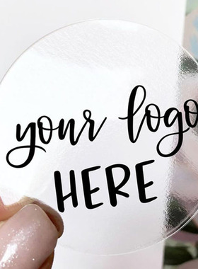 100PCS custom sticker and Customized LOGO/Wedding stickers/D