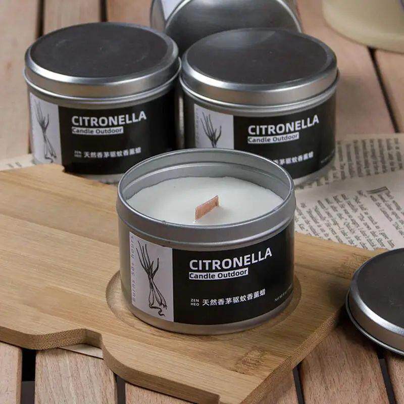Anti-Mosquitoes Citronella Candle Outdoor Indoor Soy Wax Cit