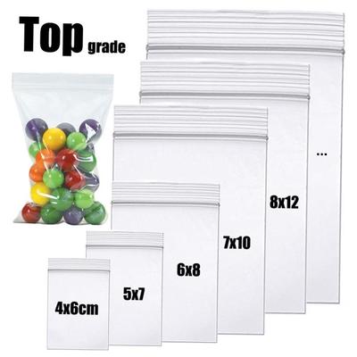 100pcsClearZiLockBag