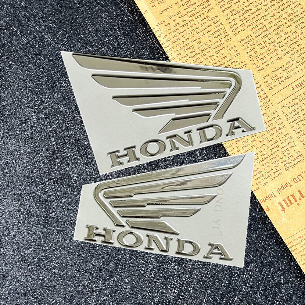 适用本田摩托车3D软胶贴纸翅膀贴花NS150GX/CBF/CBR400f改装车标