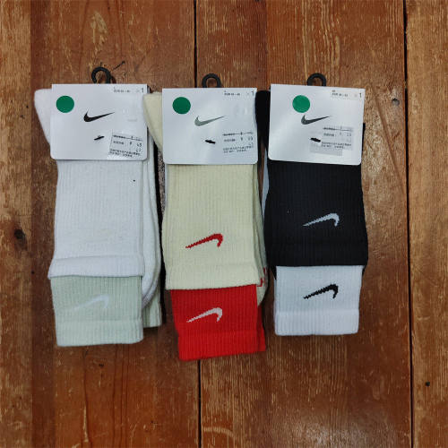 耐克NIKE奥莱正品男女中筒运动袜