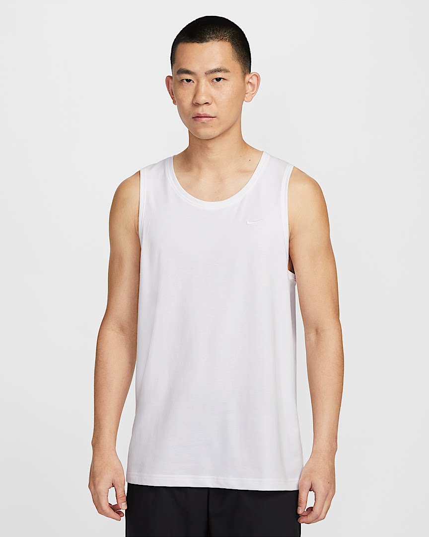 耐克NIKE正品男运动休闲速干跑步健身透气无袖背心球衣DV9834 100
