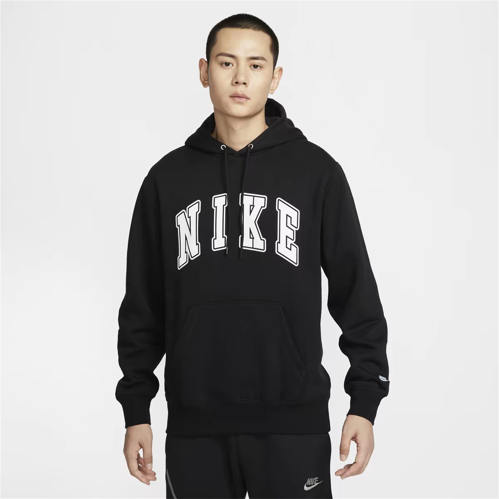 耐克NIKE男加绒连帽套头衫卫衣