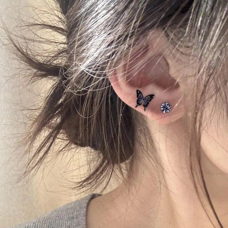 永夜蝴蝶蚊香盘无耳洞耳夹耳钉轻奢时尚简约s925耳钉感新耳饰,饰品/流行首饰/时尚饰品新,耳环,淘宝优惠券,粉丝福利购,淘宝优惠卷