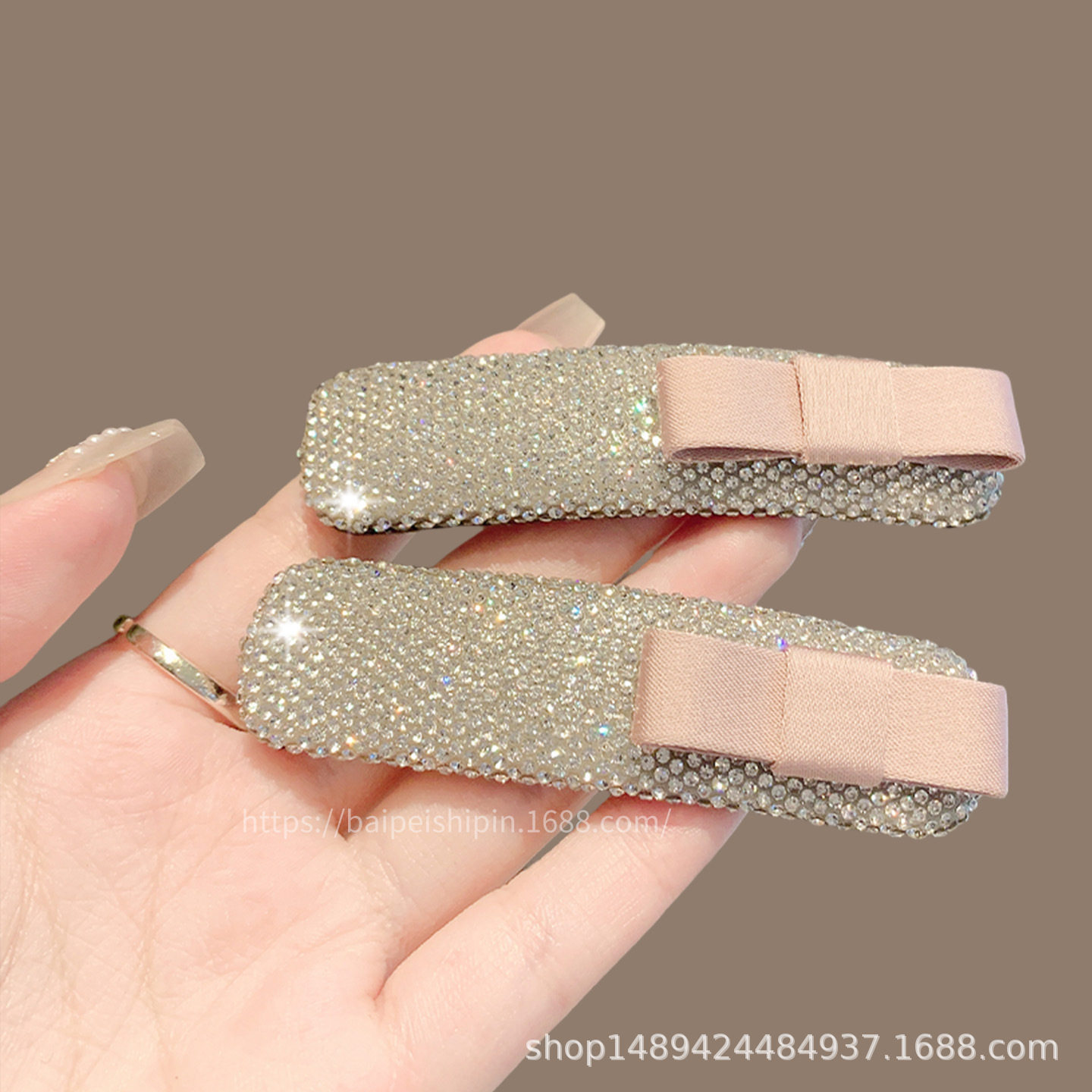 韩版闪钻蝴蝶结bb夹前额刘海碎发夹甜美气质边夹满钻发卡夹子,饰品/流行首饰/时尚饰品新,民族风发饰,淘宝优惠券,粉丝福利购,淘宝优惠卷