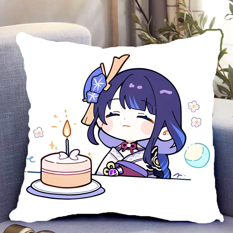 雷电将军双面抱枕原神周边同款