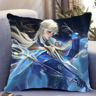 海诺元流之子双面抱枕王者荣耀周边照片带枕芯靠枕垫枕头礼物定制