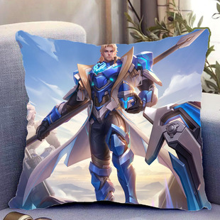 蒙恬双面抱枕王者荣耀周边照片带枕芯靠枕靠垫枕头套生日礼物定制