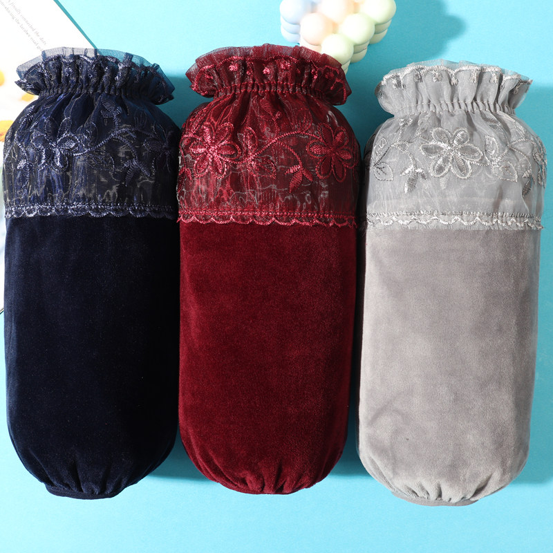 秋冬袖套防污家务学生长款套袖成人工作女蕾丝拼接宽松棉衣护袖头,家庭/个人清洁工具,袖套,淘宝优惠券,粉丝福利购,淘宝优惠卷