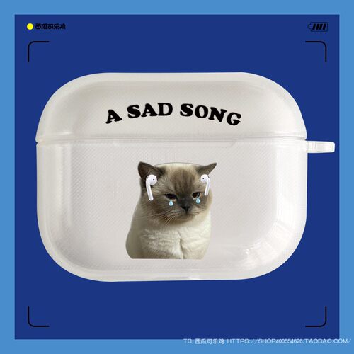 暹罗猫airpodspro保护套