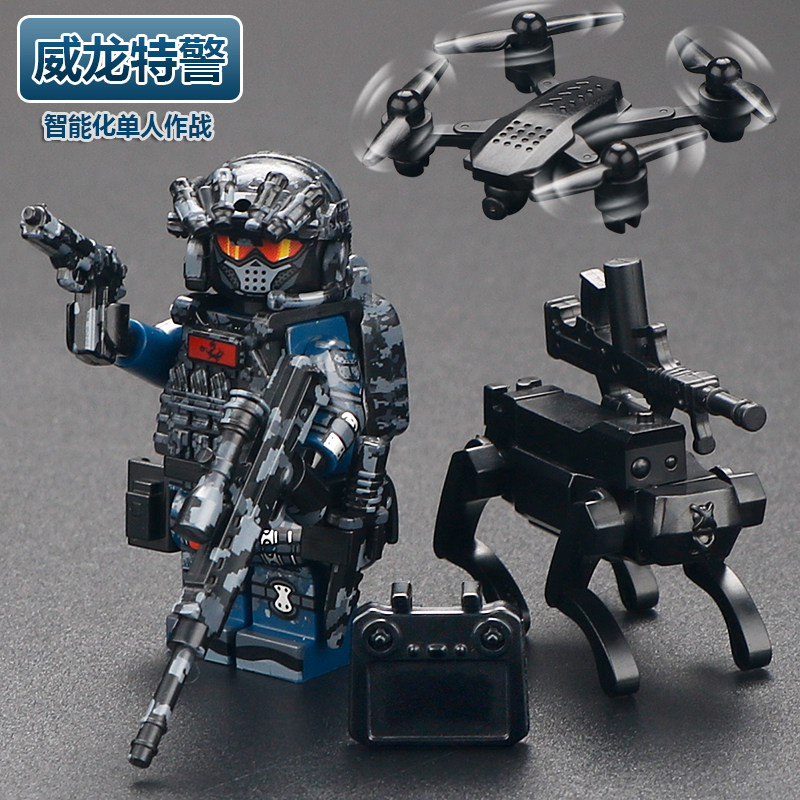 军事特种兵三角洲威龙人仔玩具