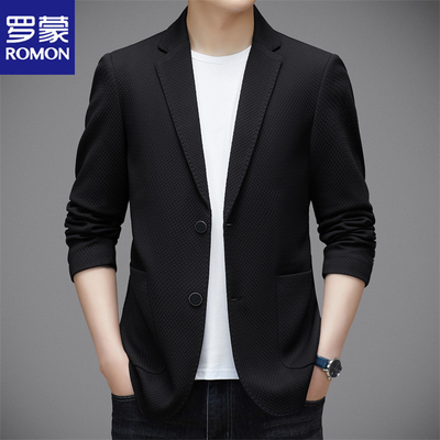 罗蒙男士西服春秋季高端西服外套