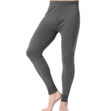 三枪秋裤男秋冬纯棉薄款长裤单件裤子全棉宽松大码打底长裤保暖裤