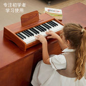 37键木质小钢琴儿童电子琴初学者女孩生日礼物7 14岁男孩乐器玩具