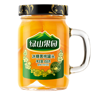 绿山果园456g*3瓶罐头杯黄桃水果混装包邮糖水整箱水杯罐头新鲜