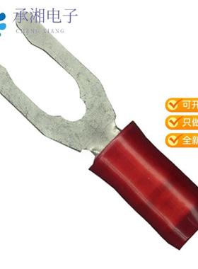 正品52409-1原装CONN SPADE TERM 16-22AWG #6 RED