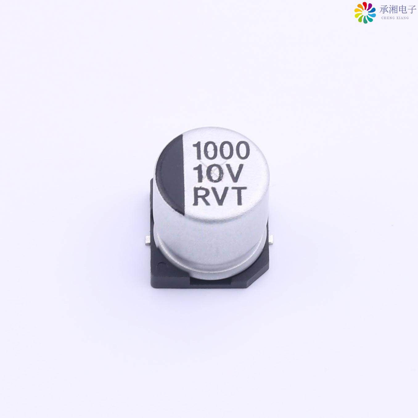 正品RVT1A102M1010原装贴片铝电解电容 ±20% 1mF - 10V