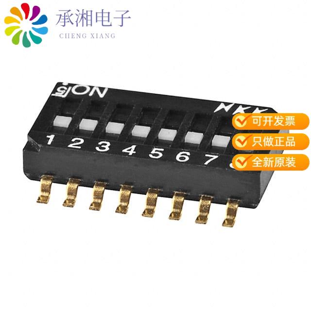 正品JS0408FP4原装SWITCH SLIDE DIP SPST 25MA 24V