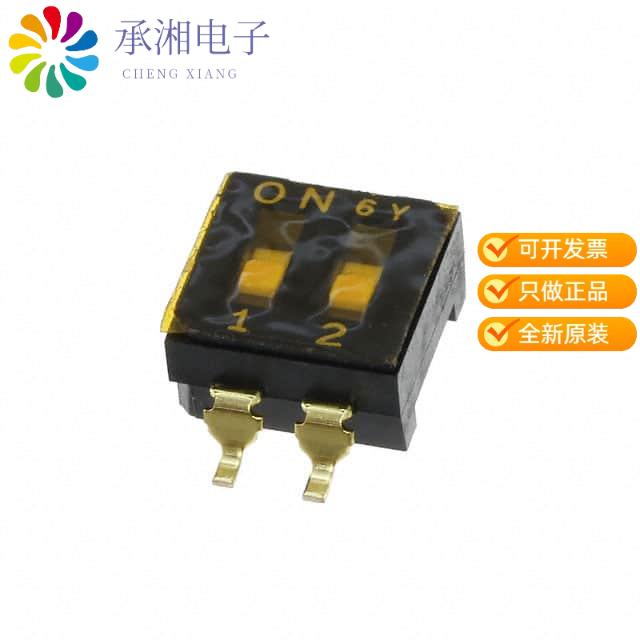 正品CFS-0200TB原装SWITCH DIP 2POS SPST 100MA 6V