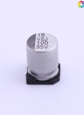 正品VEJ101M1VTR-0810原装贴片铝电解电容 ±20% - 35V