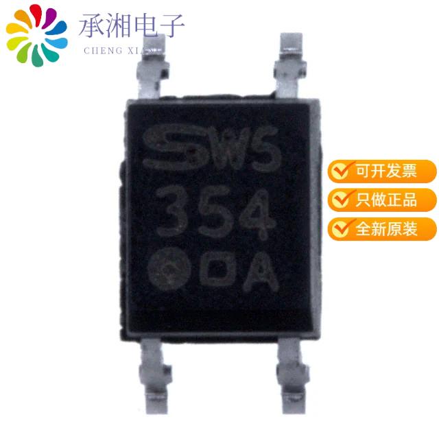 正品PC354N1J000F原装OPTOISOLATOR 3.75KV TRANS 4-SMD