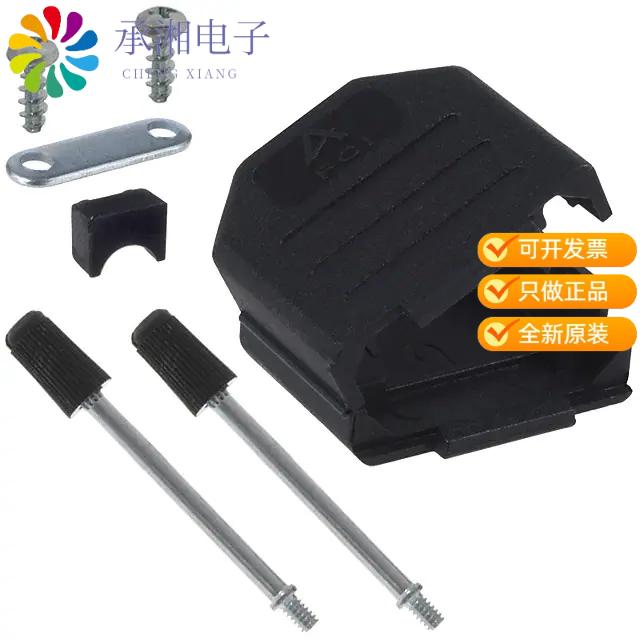 正品86303637BLF原装CONN BACKSHELL 9POS 180DEG BLACK