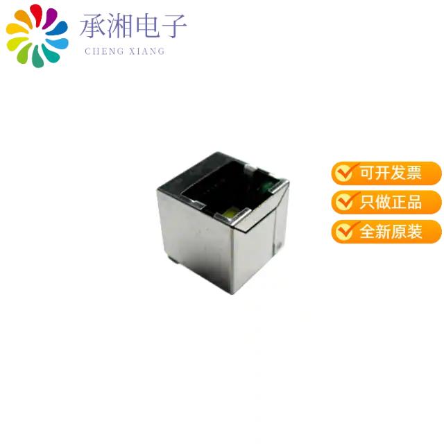 正品SI-46020-F原装CONN JACK 1PORT 100 BASE-T PCB