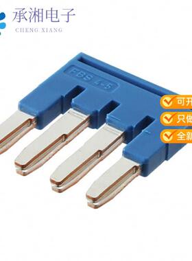 正品3036893原装JUMPER TERM BLK 4POS FLAT PIN