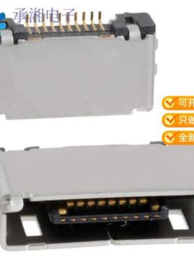 正品MQ212-10PRT原装CONN RCPT 10P 0.02 GOLD SMD R/A