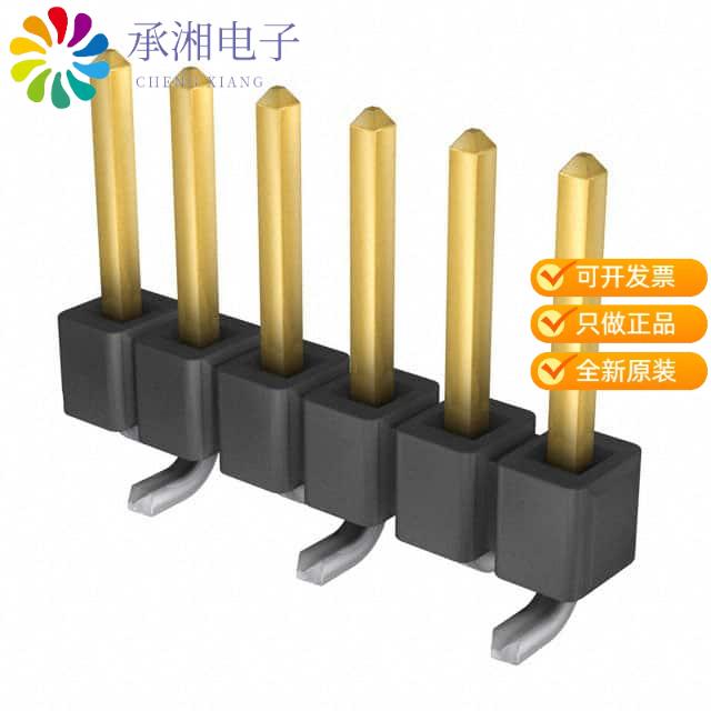 正品TSM-106-01-L-SV-P原装CONN HEADER SMD 6POS 2.54MM