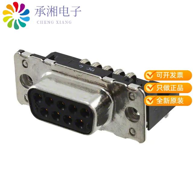 正品09661527616原装CONN D-SUB RCPT 9POS R/A SLDR