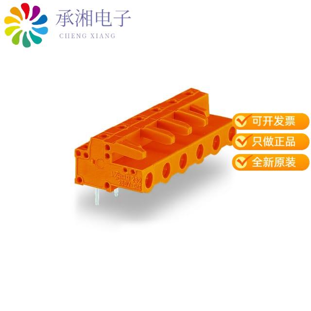 正品232-872原装THT FEMALE HEADER; 0.6 X 1.0 MM