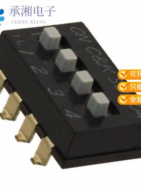 正品SDA04H1SBDR原装DIP SWITCH SMD 4 POS