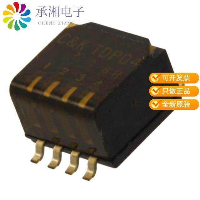 正品TDP04H0SB1原装SWITCH PIANO DIP SPST 25MA 24V