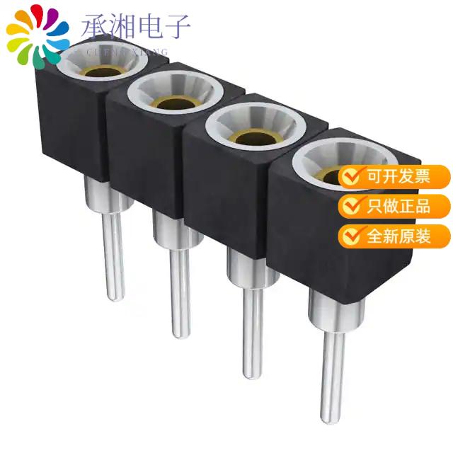 正品SS-104-T-2原装CONN RCPT 4POS 0.1 GOLD PCB