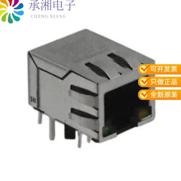 正品SI-61001-F原装CONN JACK 1PORT 1000 BASE-T PCB