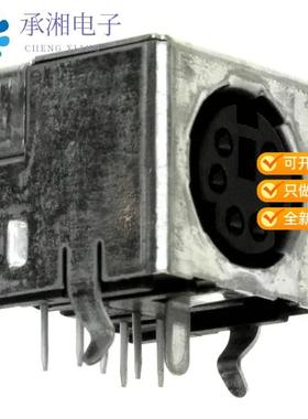 正品5749231-1原装CONN RCPT FMALE MINI DIN 6P SLDR