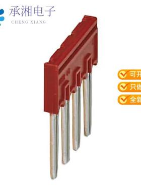 正品3001595原装JUMPER TERM BLK 4POS FLAT PIN