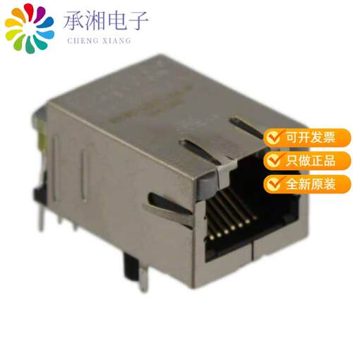 全新08B0-1D1T-06-F正品CONN JACK 1PORT 100 BASE-T PCB