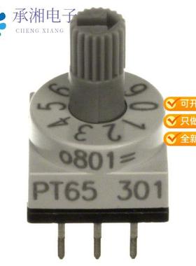 正品PT65301原装SWITCH ROTARY DIP BCD 150MA 24V