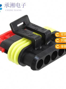 全新282089-1正品CONN PLUG 5POS 1.5 SERIES BLACK