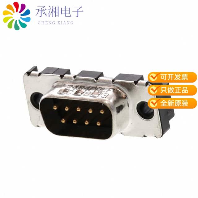 正品D09P24B4PA00LF原装CONN D-SUB PLUG 9POS VERT SLDR
