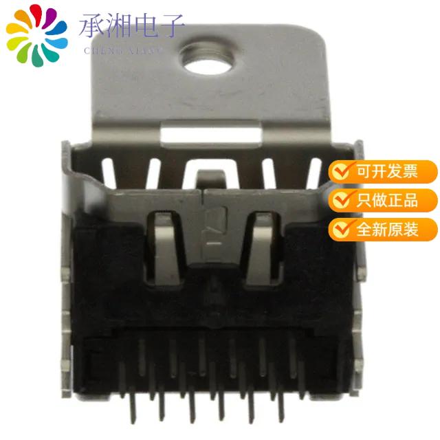 正品1746679-1原装CONN RCPT HDMI 19POS PCB R/A