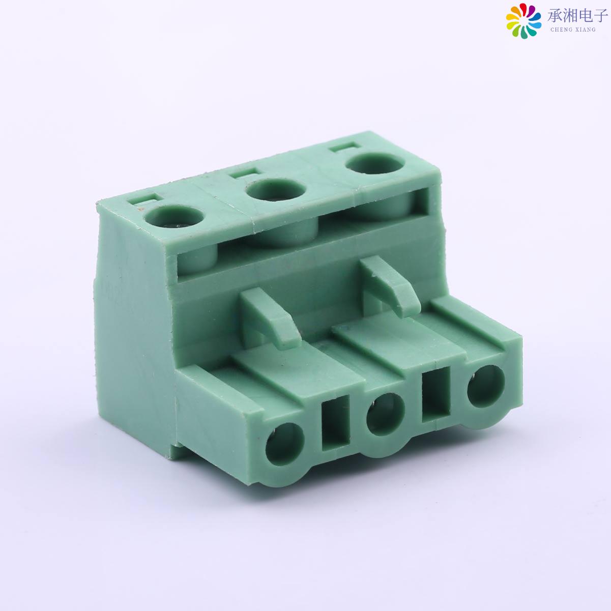 正品DB2EK-7.62-3P-GN-S原装7.62mm 排数:1 每排P数:3