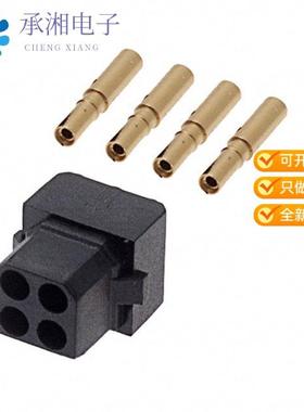 正品M80-8890405原装CONN RCPT 4POS CRIMP 22AWG GOLD