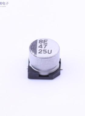 正品VEU470M1ETR-0606原装贴片铝电解电容 ±20% - - 25